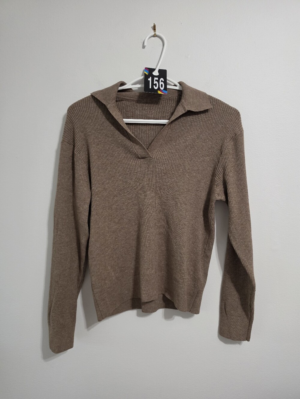 156. Uniqlo Collared Long Sleeve